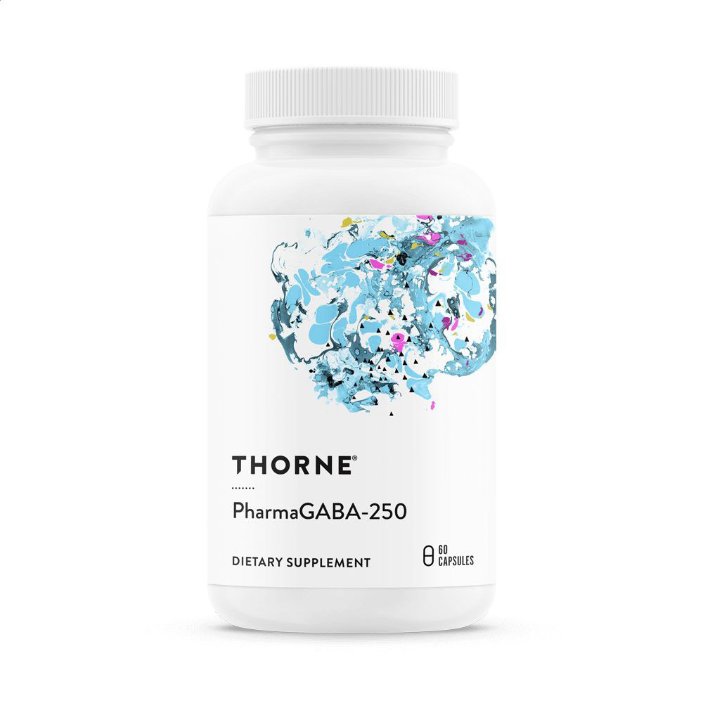 Гамма-аміномасляна кислота Thorne Research PharmaGABA-250, 60 капсул